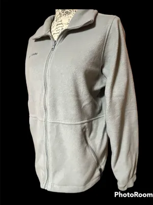 Columbia Long Sleeve Full-Zip Fleece Gray size 18/20 thumbnail 2