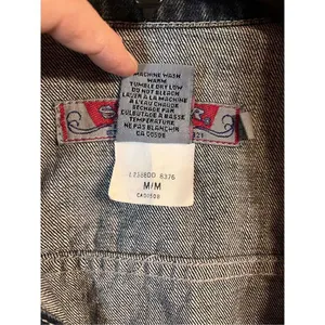 SILVER Dark Blue Jean Jacket Size Medium (2171) thumbnail 3