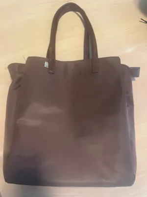 BEIS Chocolate Brown East to West Tote Bag thumbnail 1