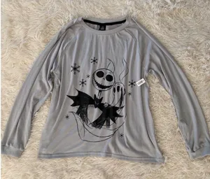 Disney Nightmare‎ Before Christmas Jack Skellington Graphic Top thumbnail 1