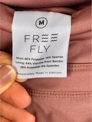 Free Fly Bamboo-Lined Breeze Skort Dusty Rose Mauve Athletic Tennis Size M thumbnail 3