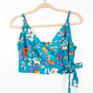 OG COLLECTIVE Floral Summer Crop‎ Top Size Medium thumbnail 2