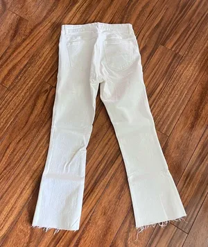Zara White Jeans thumbnail 4