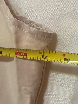 Wide Leg Jumpsuit/Overalls in Beige with pockets. thumbnail 12