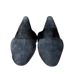 Franco Sarto Black Suede Wedge Pumps Round Toe Women's Shoes Size 8.5‎ thumbnail 5