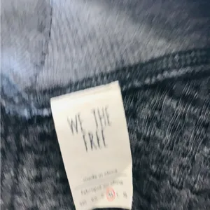 We The Free Free People South‎ Side V Neck gray Thermal Top size M thumbnail 3