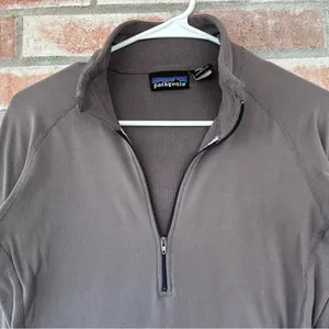 Patagonia Half Zip Long Sleeve Lightweight Fleece Shirt Women’s Small Gorpcore thumbnail 2