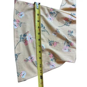 No Boundaries Yellow Floral Smocked Tie Front Back Cut Out Summer Jumpsuit L NWT thumbnail 8