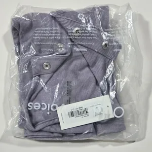 Outdoor Voices Earl Grey Ribbed Cardigan XS Snap Front‎ Long Sleeve Athleisure thumbnail 9
