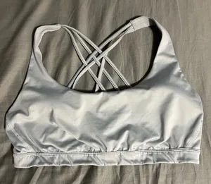 Victoria's Secret Gray Sports Bra Size L thumbnail 1
