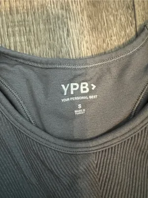Abercrombie YPB grey Ribbed Tank Top thumbnail 5