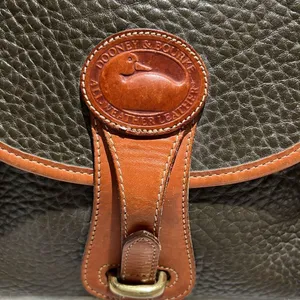 Dooney‎ & Bourke vintage Equestrian/ Fisherman Core crossbody bag B89 thumbnail 3