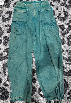 Oli and Hali tencil pants nwt small Green thumbnail 1