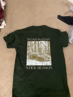 Tiktok Shop Noah Kahan Shirt Green Size M thumbnail 2