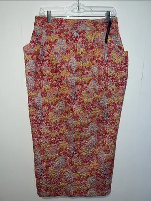 Lulu's Pink Ribbon Floral Textured 2 Piece Halter and Midi Skirt NWT 0831261 thumbnail 5
