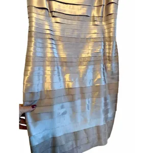Connected Apparel NWT Champagne Sparkly Dawn Oliva Cocktail Dress - Size 10 thumbnail 11