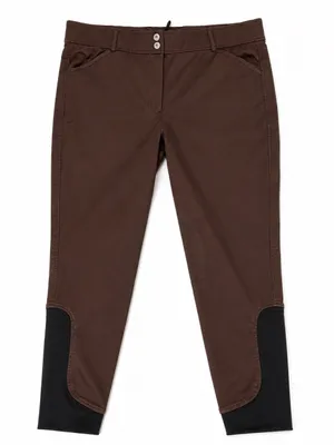 Dover Saddlery Breeches Women 34 Brown Knee Patch Riding Pants thumbnail 1