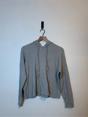 Eileen Fisher Cozy Waffle‎ Knit Hooded Top thumbnail 2