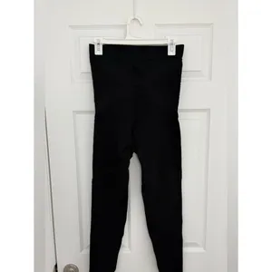 BLANQI Everyday Maternity Leggings Size Large Black Over Belly Support Knit thumbnail 3