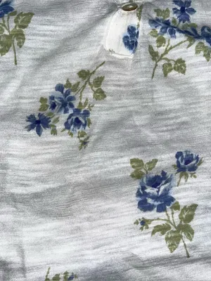 Lucky Brand Women L Blue Floral Print Tank Cami Top thumbnail 2