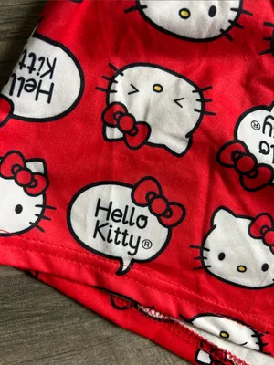 Hello Kitty Red and White Sleep Shorts thumbnail 2