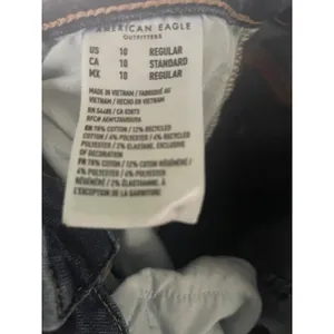 American Eagle High Rise Jegging Womens 10‎ Regular Blue Stretch Denim Jeans thumbnail 4