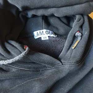 I.AM.GIA Black Hoodie with Drawstring Detail thumbnail 2