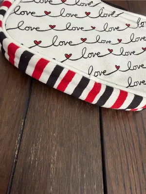Brighton LOVE SCROLL Canvas Crossbody Bag New With Tags thumbnail 7