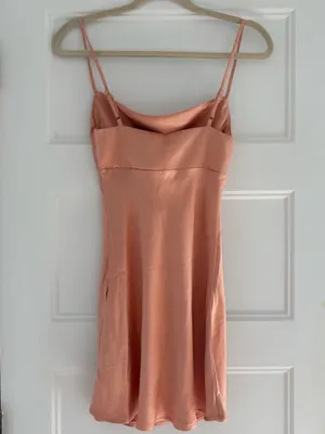 Princess Polly rosy pink silk dress thumbnail 3