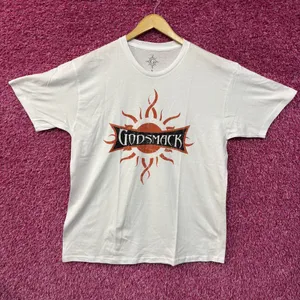 Godsmack Sun logo White T-Shirt XL thumbnail 1