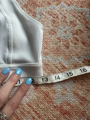 Lululemon Train to Beach Top White W2BY6S fits like a 6 thumbnail 5
