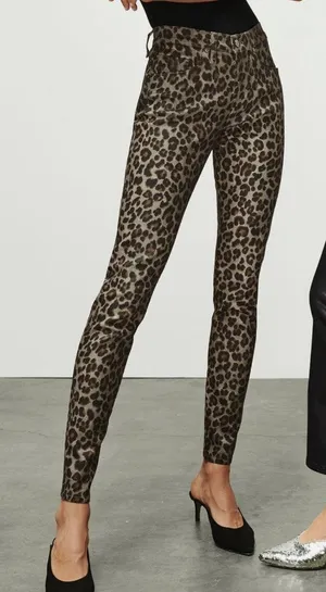 Veronica Beard Mid Rise Leopard Skinny Jean Size 28/6 thumbnail 1