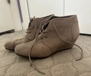 Mini Bootie Wedges Gray Size 8.5 thumbnail 2