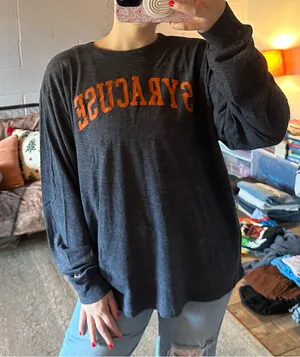 Syracuse Long Sleeve Gray Size XL thumbnail 1