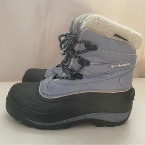 Columbia Cascadian Trinity Winter Snow Boots Womens 7 Blue Insulated Waterproof thumbnail 1