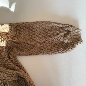 Zyia Active XL Tan Chunky Basketweave Knit Open Front Cardigan Sweater Cozy‎ thumbnail 6