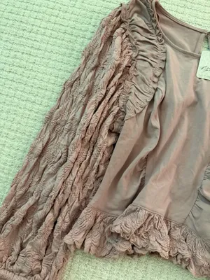 Free People Ruffled Rose Blouse  thumbnail 5