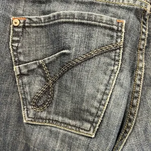James Jeans Dry Aged Denim Women 27 Dark‎ Wash Bootcut Kick Crop Made in USAUSA thumbnail 5