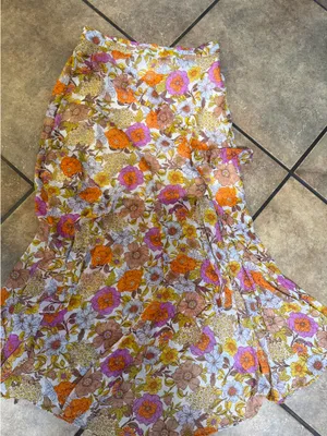 Rachel Zoe Floral Maxi Skirt thumbnail 1
