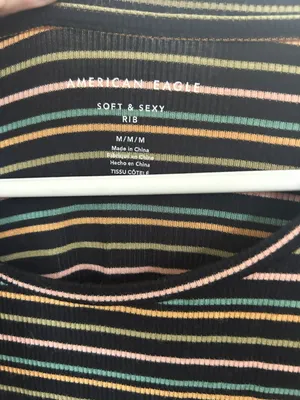 American Eagle Multi Color Soft And Sexy Long Sleeve thumbnail 3
