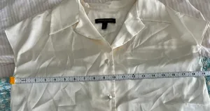 Banana Republic Satin Button Down Top thumbnail 5