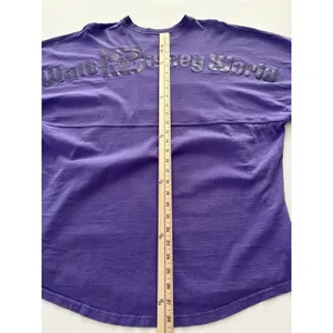 Walt Disney World Purple Potion Glitter Spirit Jersey Size Medium Oversize thumbnail 5