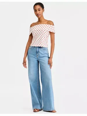 🆕 On 34th Women's Off-The-Shoulder Jersey Knit Top thumbnail 3