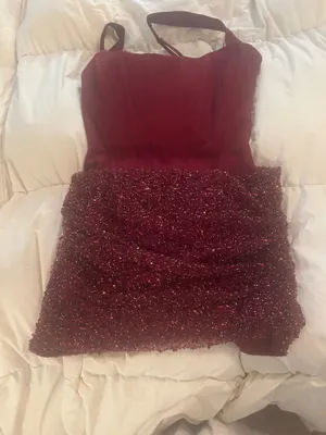 Babyboo Red Mini Dress thumbnail 3