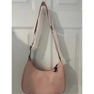 Juicy Couture Y2K Shoulder Bag Obsession Rhinestone Logo Purse Handbag Pink‎ thumbnail 3