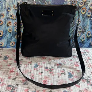 Vintage Kate Spade Nylon Black Crossbody Bag thumbnail 1