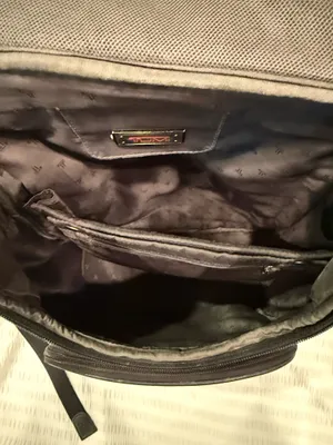 Tumi leather backpack Black thumbnail 5