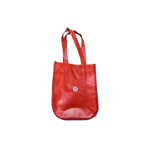Lululemon Small Tote Lunch Bag Red White thumbnail 2
