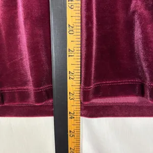 Limited Velvet Mock Neck Sleeveless Top‎ L Burgundy Y2K Whimsigoth Chic Evening thumbnail 4