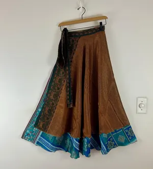 Reversible Maxi Wrap Skirt BINW521 thumbnail 1